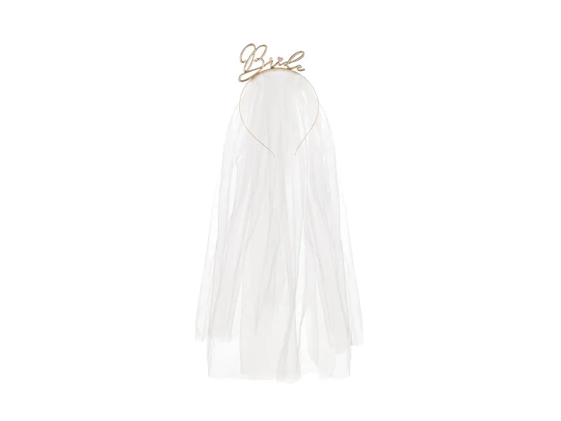 Headband bride gold