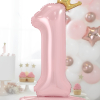Large Standing Number 1 Pink