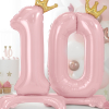Large Standing Number 1 Pink