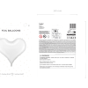 JUMBO HEART WHITE