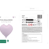 Standar heart purple