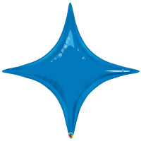 LARGE STARPOINT SAPPHIRE BLUE