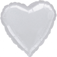 STANDARD HEART METALLIC SILVER
