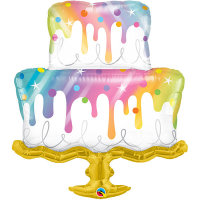 SUPERSHAPE RAINBOW DRIP CAKE SHAPE