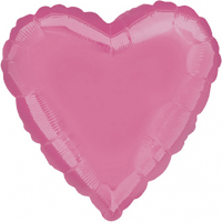 STANDARD HEART BRIGHT BUBBLE GUM PINK