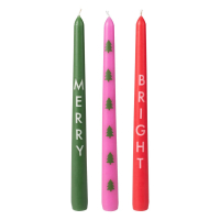 MB120<br>Candles Merry Bright Trees