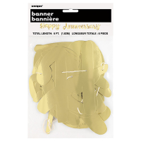 72608U<br>Banner Happy Anniversary Gold