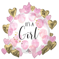 Supershape Baby Girl Watercolor