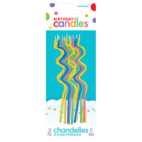 12 Coil candles 12.7 cm