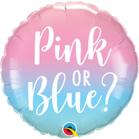 Standard gender reveal ombre