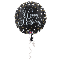 Standard sparkling happy birthday