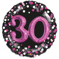 Multiballoon sparkling pink 30