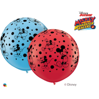 3Ft dn mickey mouse red&p.blue