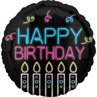 Standard neon happy birthday