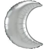 Minishape platinum crescent