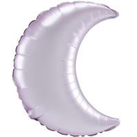 Minishape pastel pink satin crescent