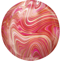 Orbz marblez red & pink
