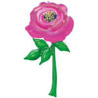 Multiballoon pink flower