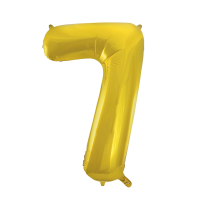 Large number 7 gold