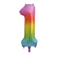 Large Number 1 Rainbow