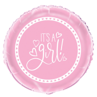 Standard Pink Hearts Baby Shower