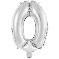 Mini number 0 silver