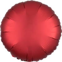 Standard round silk lustre dark red