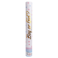 Confetti cannon gender reveal girl 40cm