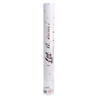 Confetti cannon silver 40cm
