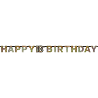 Baner sparkling celebration - silver & gold prismatic