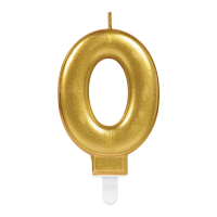 Candle number 0 gold