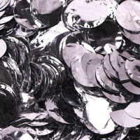 Confetti metallic silver dots