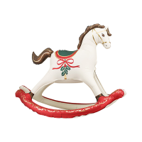 Air feeld christmas rocking horse