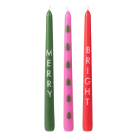 Candles merry bright trees