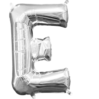 Mini letter e silver