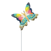 Minishape satin vibrant flutters butterfly