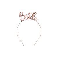 Headband bride rose gold