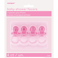 Pacifier pink crystal