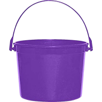 Plastic bucket new purple
