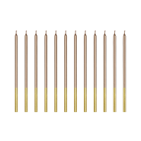 Candle plain rose gold
