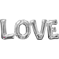 Script phrase love silver