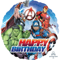 Standard happy birthday avengers