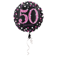 Standard pink celebration 50
