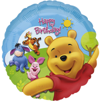 Standard pooh & friends sunny bday