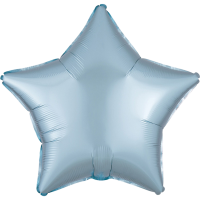 Standard star satin luxe pastel blue