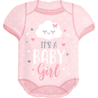Supershape baby girl onesie