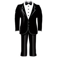 Supershape grooms tuxedo