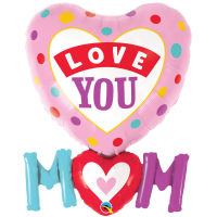 Supershape love you m(heart)m dots