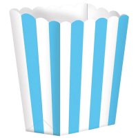Treat boxes stripes carribean blue