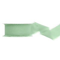 Ribbon chiffon sage